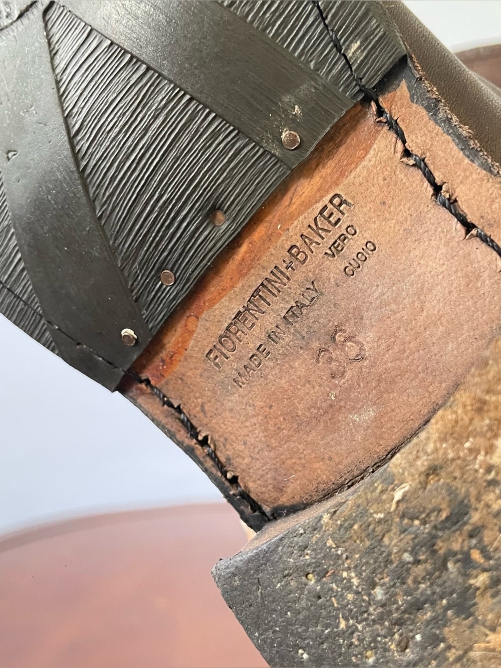 Fiorentini + Baker Brown Leather Tall Riding Boots | EU 36 - Picture 7 of 8